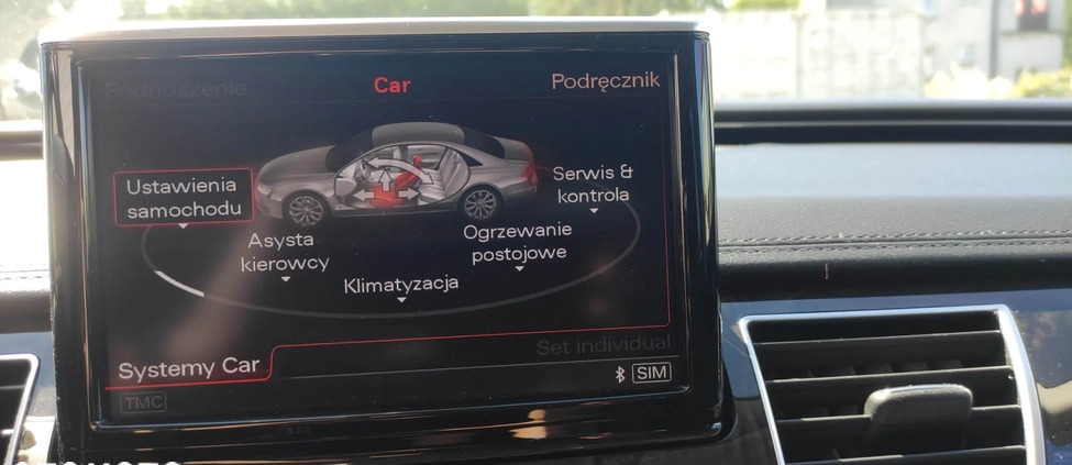 Audi A8 cena 199000 przebieg: 93000, rok produkcji 2017 z Radom małe 254